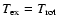 $T_{\rm ex}=T_{\rm rot}$