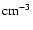 ${\rm cm^{-3}}$