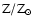 $\rm Z/Z_{\odot}$