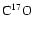 ${\rm C^{17}O}$