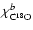 $\chi_{\rm C^{18}O}^{b}$