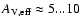 $A_{\rm V,eff}\approx 5...10$