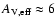 $A_{\rm V,eff}\approx6$