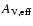 $A_{\rm V,eff}$