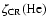 $\zeta_{\rm CR}({\rm He})$