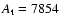 $A_{\rm t}= 7854$