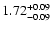 $\rm 1.72^{+0.09}_{-0.09}$