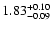 $\rm 1.83^{+0.10}_{-0.09}$