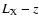 $L_{\rm X} - z$