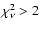 $\chi^2_\nu >
2$