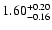 $\rm 1.60^{+0.20}_{-0.16}$