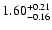 $\rm 1.60^{+0.21}_{-0.16}$