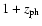 $1 + z_{\rm ph}$