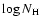 $\log N_{\rm H}$