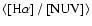 $\left<\left[{\rm H}\alpha\right]/\left[{\rm NUV}\right]\right>$
