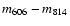 $m_{\rm 606}-m_{\rm 814}$