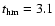 $t_{\rm
hm}=3.1$