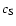 $c_{\rm S}$