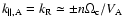 $k_{\parallel, {\rm A}}=k_{\rm R}\simeq \pm n\Omega _{\rm c}/V_{\rm A}$