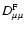 $D_{\mu \mu}^{\rm F}$