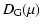 $\displaystyle %
D_{\rm G}(\mu)$
