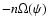 $-n\Omega(\psi)$