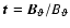 ${\vec{t}} = {\vec{B}}_{\vartheta} / B_{\vartheta}$