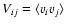 $V_{ij}=\langle v_iv_j \rangle$