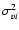 $\sigma_{vi}^2$