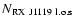 $N_{\rm RX~J1119\ l.o.s}$