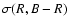 $\sigma(R,B-R)$