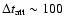 $\Delta t_{\rm att}\sim 100$