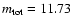 $m_{\rm tot}=11.73$