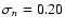$\sigma_{n}=0.20$