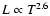 $L \propto
T^{2.6}$