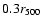 $0.3 r_{\rm 500}$
