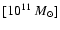 $[10^{11}~M_\odot]$