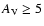 $A_{\rm V}\ge5$