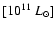 $[10^{11}~L_\odot]$