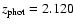 $z_{\rm phot}=2.120$