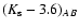 $(K_{\rm s}-3.6)_{AB}$