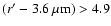 $(r^\prime-3.6~\mu\textrm{m})>4.9$