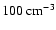 $100\ {\rm cm^{-3}}$