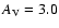 $A_{\rm V}= 3.0$