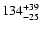 $\rm 134_{-25}^{+39}$