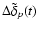 $\Delta\tilde{\delta}_p(t)$