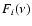 $F_{i}(\nu)$
