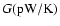 $G {\rm (pW/K)}$