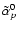 $\tilde{\alpha}_p^{0}$