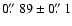 $0\hbox{$.\!\!^{\prime\prime}$ }89\pm 0\hbox{$.\!\!^{\prime\prime}$ }1$